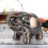 Vintage Αντιανεμικό Σταχτοδοχείο με Καπάκια - Retro Elephant Modeling Επιτραπέζι 4