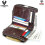 Humerpaul Genuine Leather RFID Blocking Double Zipper Men's Slim Horizontal Bifold Wallet 4