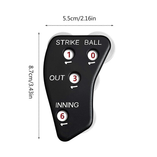 2-pack 4-hjuls domarindikator Counter Clicker Baseball Softball 2