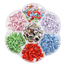 Attaches parisiennes métalliques pour loisirs créatifs (cartes, scrapbooking) - D, 6-12 mm