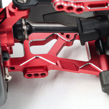 Simulated Car Suspension Upgrades Replacement Metal Modification Supplies Red