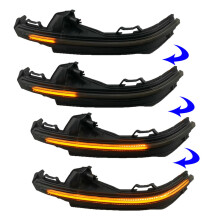 2pcs For FY Q7 4M Dynamic LED Rearview Mirror Indicator Turn Signal Lamp Blue yellow