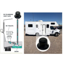 Easy To Install Motorhomes Campers Exhaust Outlet Exhaust Fan Ventilation Covers White