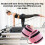 Neoprene padded D-ring ankle wrist cuffs for glute training 3