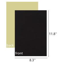 10 Pcs A 4 Felt Sheets Peels and Stick Felt Sheets Self-Adhesive Fabric Liners White