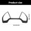 Dashboard Trim Cover Dashboard Panel Trim Interior Moulding Decal for Car Red 4