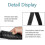 2 Pcs Hexagonal Rubber Handle Cable Machine Attachment Resistance Band 0107 4