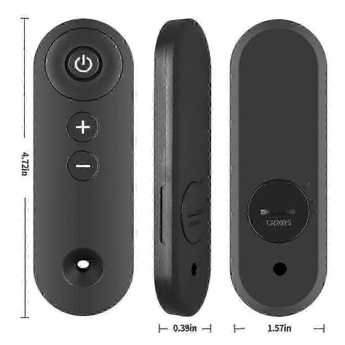 Black Plastic 433Hz Remote Control for Under Desk Treadmill Walking Pad 2