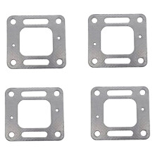 4Pack 18-0897 Exhaust Restricted Elbow Risers Gasket for Mercury V6 V8 Bravo Replace 27-863724 27-41813
