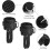 2 Pack Adjustable Padded Ankle Straps with Double D-Ring for Cable Machine Leg Training 3