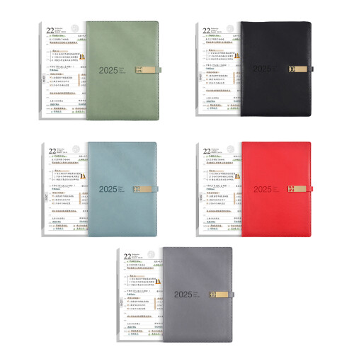 2025 Academic Planner Notebook Dated Sheet for Teacher Student Planning A4 Smoke gray 2