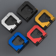 Versatile Fold Up Hook Aluminum Hook for Scooter Commuters & Outdoor Gold Type B