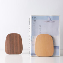 Decorative Bookend Heavy Duty Magazines Books Holder Stand Bookshelf Black Walnut