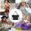 Waterproof Canvas Yoga Mat Bag with Adjustable Strap Large Tote for Women 4