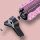 Deep Tissue Muscle Massage Foam Roller with Triangular Stability Support Fitness Yoga Pink 5