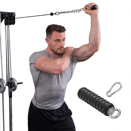 Enarmad triceps push down pull up handtag grepp flerfärgat 1