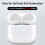Ασύρματη θήκη φόρτισης για AirPods 3, κουτί φόρτισης ακουστικών Bluetooth με 3