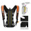 Orange Hydration Backpack for Hiking Running Biking Climbing Free Size 5