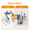Acrylic ABS Cocktail Shaker Stand Bar Storage Holder Space-Saving Organizer Black 5