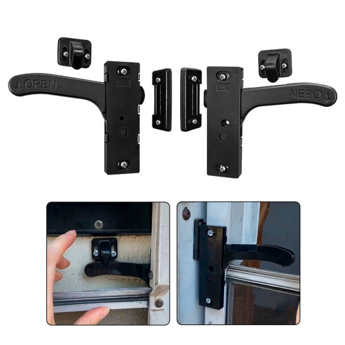 Right/Left Hand Handle Lock set Adjustable Door Lock Set Ensure Safety & right lock 2