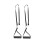 Ergonomic Triceps Rope Pull Down Handle Pulley System for Rowing Machine 2