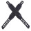 Durable Plastic Stirrup Exercise Bike Pedal Straps 2 Pack Black 4