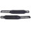 Durable Plastic Stirrup Exercise Bike Pedal Straps 2 Pack Black 5