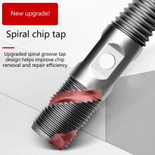 2Pcs Screw Extractor Double Head Pipe Broken Screw Bolt Extractor Damaged Screw