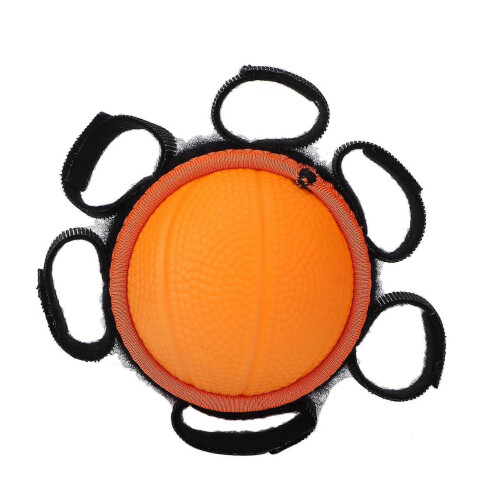Hand Stresslindrande Boll Terapi Kläm Fingergrepp Stärkande För Artrit Orange 1