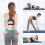 Anelli di stretching per yoga e pilates (confezione da 2) per cosce, addome e gambe. 4