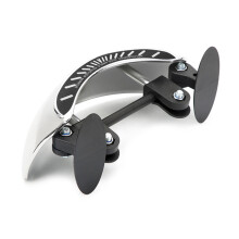 Motorcycle Windscreen 180+ Degree Blind Spot Mirror Wide Angle Rear View Mirrors