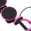 Ab Wheel Roller Multifunctional Bodybuilding Ab Training Pull Rope Pink 5