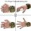 Bärbar silikonfingergrepp elastisk handförlängare 3 motståndsnivåer 2