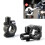 Motorcycle Handlebar Rearview Mount Holder Adapter Holder Clamp Silver style3 3