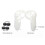 DOBE TY-3829 Συμβατό με Meta Quest 3 / Oculus Quest 3 VR Λαβή με προστασία από σύγκρουσ 3