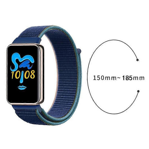 Compatible For Honor Band 9 Nylon Watch Strap Loop Fastener Adjustable Wrist Band Replacement 2
