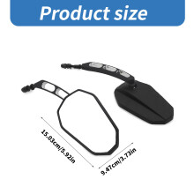 Hollow Rod Glass Replacement Rearview Glass Accessories Easy Installation