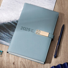 2025 Daily Planner Notebook 1 Day Per Page for Women Men 176 Sheets Dated Page A4 red