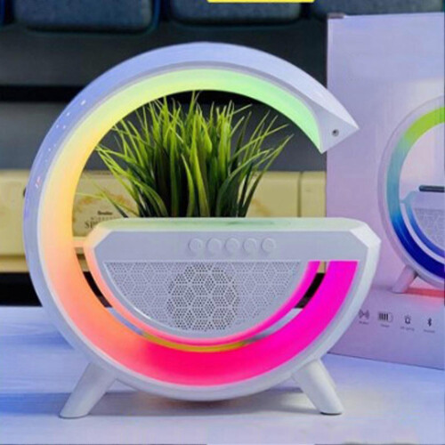 Ηχείο Bluetooth RGB με Ξυπνητήρι και Λειτουργία Ασύρματης Φόρτισης Ασύρμα 2
