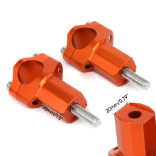 28mm Motorcycle Handlebar Risers ATV Dirt Bike Handle Bars Easy Installation Black