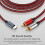 Καλώδιο ήχου USB Type-C σε 2 RCA, καλώδιο Hi-Fi Stereo Aux για Home Cinema/Ενισχυτή/Τηλ 2