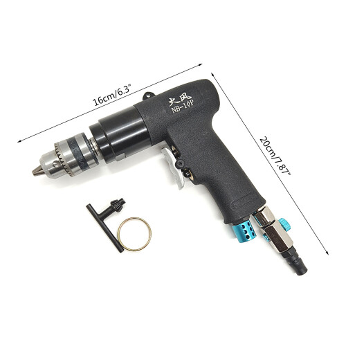 Air Screwdriver Durable Alloy Steel Material, Self Locking Chuck, Low Vibrations 2