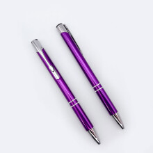 10x 1.0mm Black/Blue Press Ballpoint Pen Retractable Journaling Pens Writing Pen Gray pen