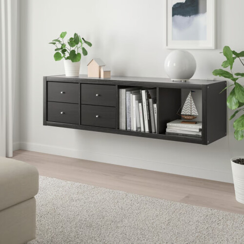 IKEA KALLAX Storage Unit with 4 Drawers 147x42 cm