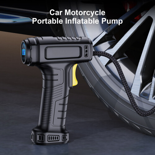 Portable Air Compressor Electric Car Pump Automatic Tire Inflator Wireless pointer mod