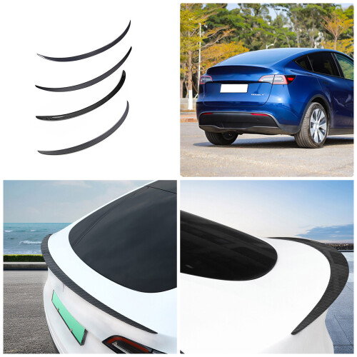 Carbon Fiber Pattern Rear Wing Lightweight Exterior Modification for style B 2
