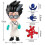 Πακέτο 6 τεμαχίων Pj Masks Catboy Kappa Φιγούρες δράσης συμβατές με παιδιά [HK] 60 4