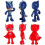 Πακέτο 6 τεμαχίων Pj Masks Catboy Kappa Φιγούρες δράσης συμβατές με παιδιά [HK] 60 5