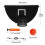 Mini Trampoline Basketball Hoop Dunking Easy Installation Rack 2