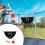 Mini Trampoline Basketball Hoop Dunking Easy Installation Rack 3